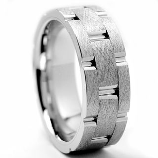 Cobalt Chrome Mens Grooved Comfort Fit Band (8 mm) Today $62.99 5.0