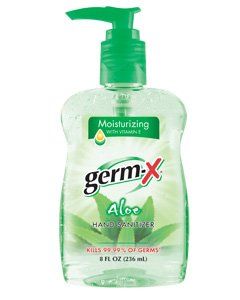 Germ X Hand Sanitizer, Aloe 8 fl oz (236 ml) Beauty