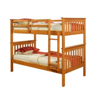 Mission Twin / Twin Bunk Bed in Honey Today $429.99