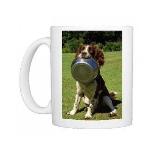 Photo Mug of Jam 245 Springer Spaniel Dog   With Food Bowl