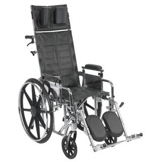 Sentra Reclining Wheelchair with Various Arm Styles and Elevating Leg