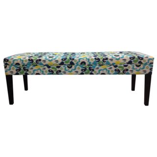 Sole Designs Blue Flora Tufted Bench Today $168.99