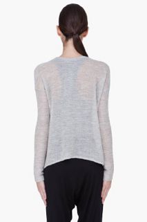 Helmut Grey Alpaca Blend Sweater for women