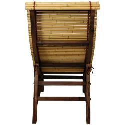 Curved Japanese Bamboo Lounge Chair (China)