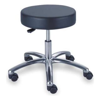Safco 3431 BL Round Pneumatic Stool, Black, 17 to 22"