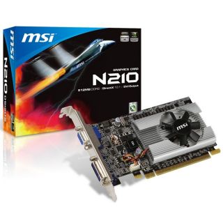 MSI G210 512Mo GDDR2   Carte graphique NVIDIA Geforce 210   GPU