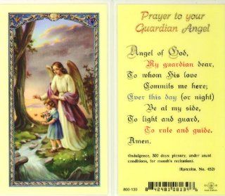 Angel   Girl Holy Card (800 139)   10 pack (E24 357): Office Products