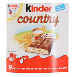KINDER Country 211gr   Achat / Vente CONFISERIE DE CHOCOLAT KINDER