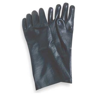 Condor 3BA49 Chemical Resistant Glove, PVC, 14" L, PR