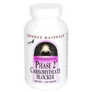 Source Naturals Phase 2 Carbohydrate Blocker, 120 Tablets
