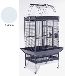 Prevue 3153 Chalk White Parrot Cage
