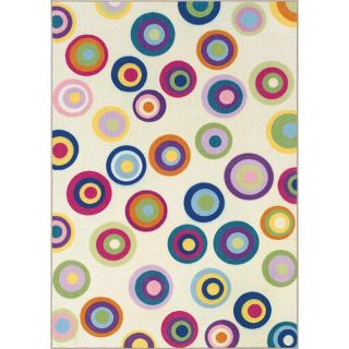 Alexa Playtime Collection Rainbow Ribbons Multi Rug (411 x 7