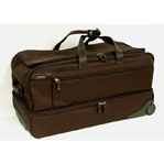 Acegene 30 inch Brown Wheeled Duffel Bag
