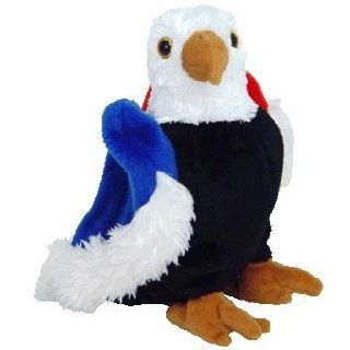 Ty Beanie Babies   Free the Eagle with Black Chest Red