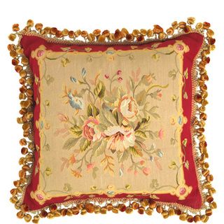 Gloria Silk Aubusson Decorative Pillow