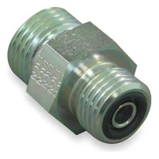 Eaton FF2000T1212S Hose Adapter, Male ORS, Straight, 1 3/16 12