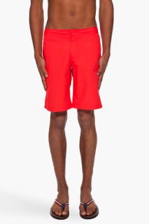 Orlebar Brown Red Dane Swim Shorts for men