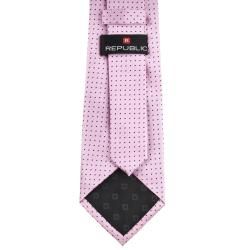 Republic Mens Dotted Pink Tie