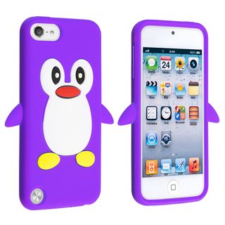 BasAcc Purple Penguin Silicone Case for Apple® iPod touch Generation