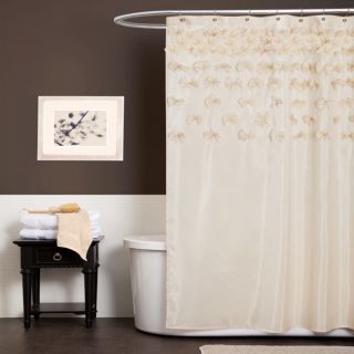 Lush Decor Lucia Ivory Shower Curtain Today $39.49 5.0 (2 reviews
