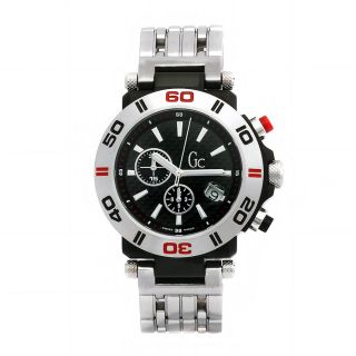 Guess Collection Mens Sport Stainless Steel Chronograph Swiss Quartz