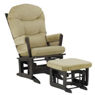Dutailier Ultramotion Sage Microfiber Glider Chair/ Ottoman Set