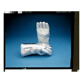Zetex 2100020 Heat Resist. Gloves, Aluminized, Z Flex, PR
