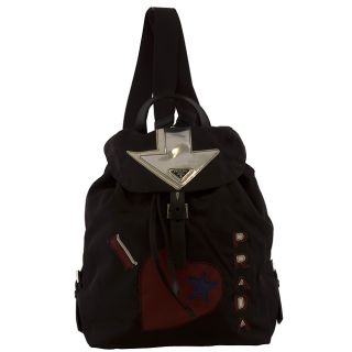 Prada Nylon Heart and Arrow Backpack