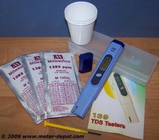 TDS Meter Test Set 139 with calibration solution Pet