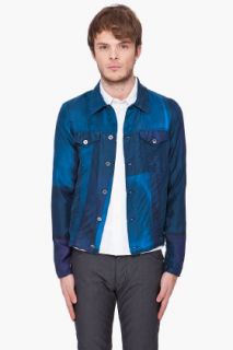 Paul Smith  Blue Silk Jacket for men