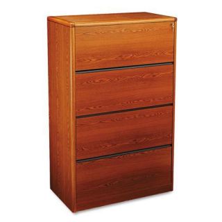 HON 10700 Series 4 Drawer Lateral File Cabinet   Cherry