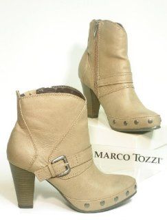 4333 Marco Tozzi Damen Stiefelette taupe: Schuhe