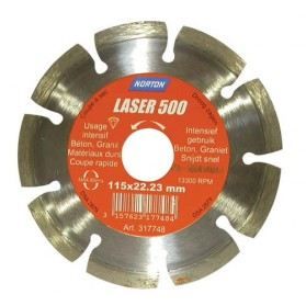 Disque diamant   Laser 500   D 230 mm   Disque diamant à tronçonner
