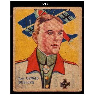 Oswald Boelcke (144 back) of the 144 back VG Condition: Collectibles