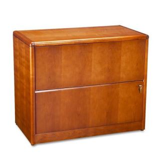 HON 92000 Series 2 Drawer Locking Lateral File Cabinet   Cherry