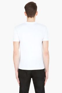 Alexander McQueen White Logo T shirt for men