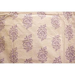 Organic Cotton Elyse Violette Queen size Duvet Cover (India