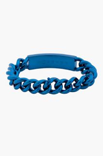 Maison Martin Margiela Blue Brass Bracelet for men
