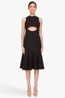 CARVEN Black Cutout Front Dress for women