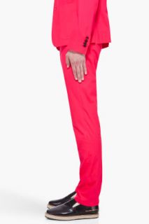 Marc By Marc Jacobs Fuchsia Harvey Twill Pants for men