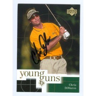 Chris DiMarco Autographed/Hand Signed Golf trading card   2001 Upper