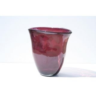 Hand blown Purple Glass Decorative Vase Today: $99.99