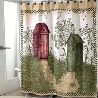 Avanti Outhouses Shower Curtain