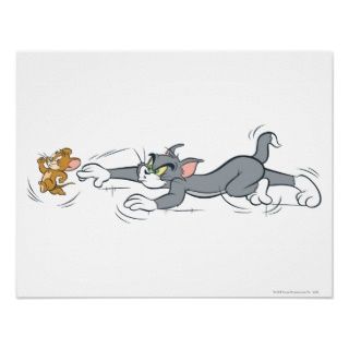 Tom  und Jerry Verfolgung Plakat